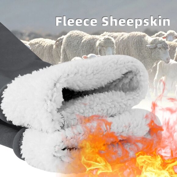 Women's Winter Sherpa Fleece Lined Leggings Thick Cashmere Warm Thermal Pants - Picture 3 of 7